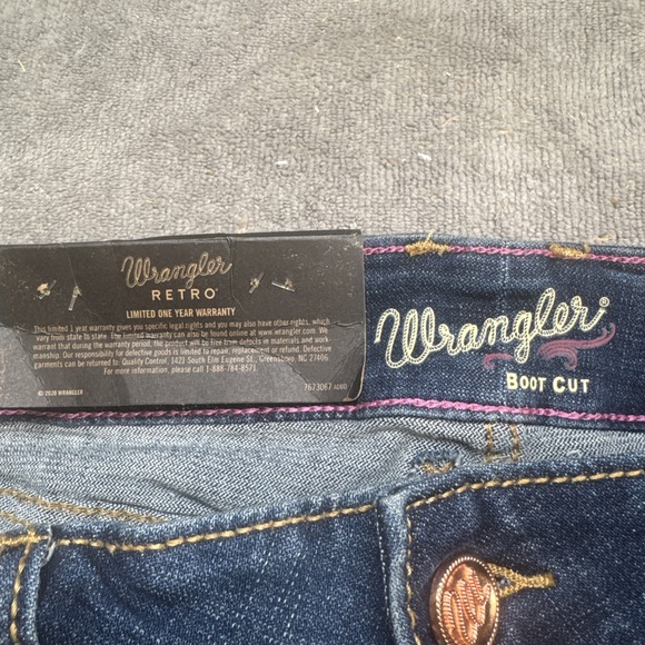 Wrangler Retro Bootcut Jeans Women's‎ 11x34 Western Mid Rise Stretch Denim - Picture 7 of 12